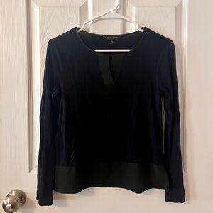 Banana Republic Black Shirt Petite XXS